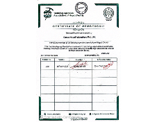 Membership certificate